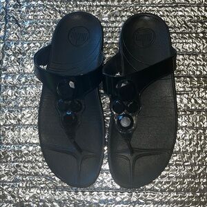 fitf lop Stylish Black Sandals